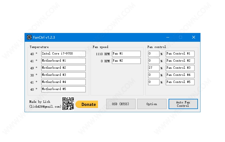 FanCtrl 1.4.2 绿色版  1.9 MB